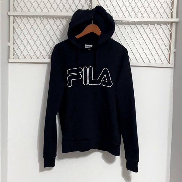 Fila Other - FILA Pullover Long Sleeve Sweatshirt Hoodie Black